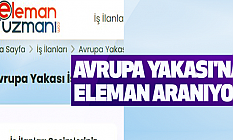 Avrupa Yakası'na Elaman Aranıyor