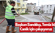 Başkan Sandıkçı, Temiz bir Canik için çalışıyoruz
