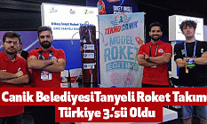 Canik Belediyesi’nin Desteklediği Tanyeli Roket Takımı Türkiye 3.’sü Oldu