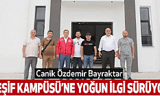 Canik Özdemir Bayraktar Keşif Kampüsü’ne Yoğun İlgi Sürüyor