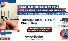 Geleneksel Sanat Kursları Yeni Dönem Kayıtları Devam Ediyor
