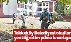 Tekkeköy Belediyesi okulları yeni öğretim yılına hazırlıyor