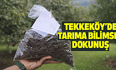 Tekkeköy’de tarıma bilimsel dokunuş