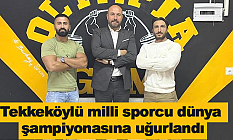 Tekkeköylü milli sporcu dünya şampiyonasına uğurlandı