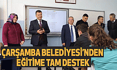Çarşamba Belediyesi’nden Eğitime Tam Destek