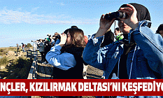 Gençler, Kızılırmak Deltası’nı keşfediyor