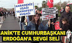 Canik’te Cumhurbaşkanı Erdoğan’a Sevgi Seli