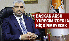Başkan Aksu: Yüreğimizdeki Acı Hiç Dinmeyecek