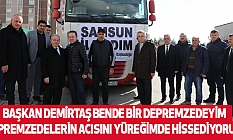 Başkan Demirtaş Bende Bir Depremzedeyim,Depremzedelerin Acısını Yüreğimde Hissediyorum