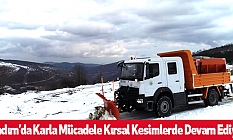 İlkadım’da Karla Mücadele Kırsal Kesimlerde Devam Ediyor