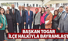 Başkan Togar ilçe halkıyla bayramlaştı