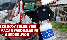 Tekkeköy Belediyesi Ramazan yardımlarını sürdürüyor
