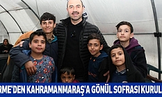 Terme'den Kahramanmaraş'a gönül sofrası kuruldu