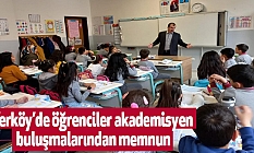 Yerköy’de öğrenciler akademisyen buluşmalarından memnun