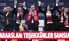 Karaaslan: Teşekkürler Samsun