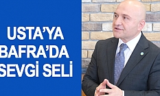 Usta’ya Bafra'da Sevgi Seli